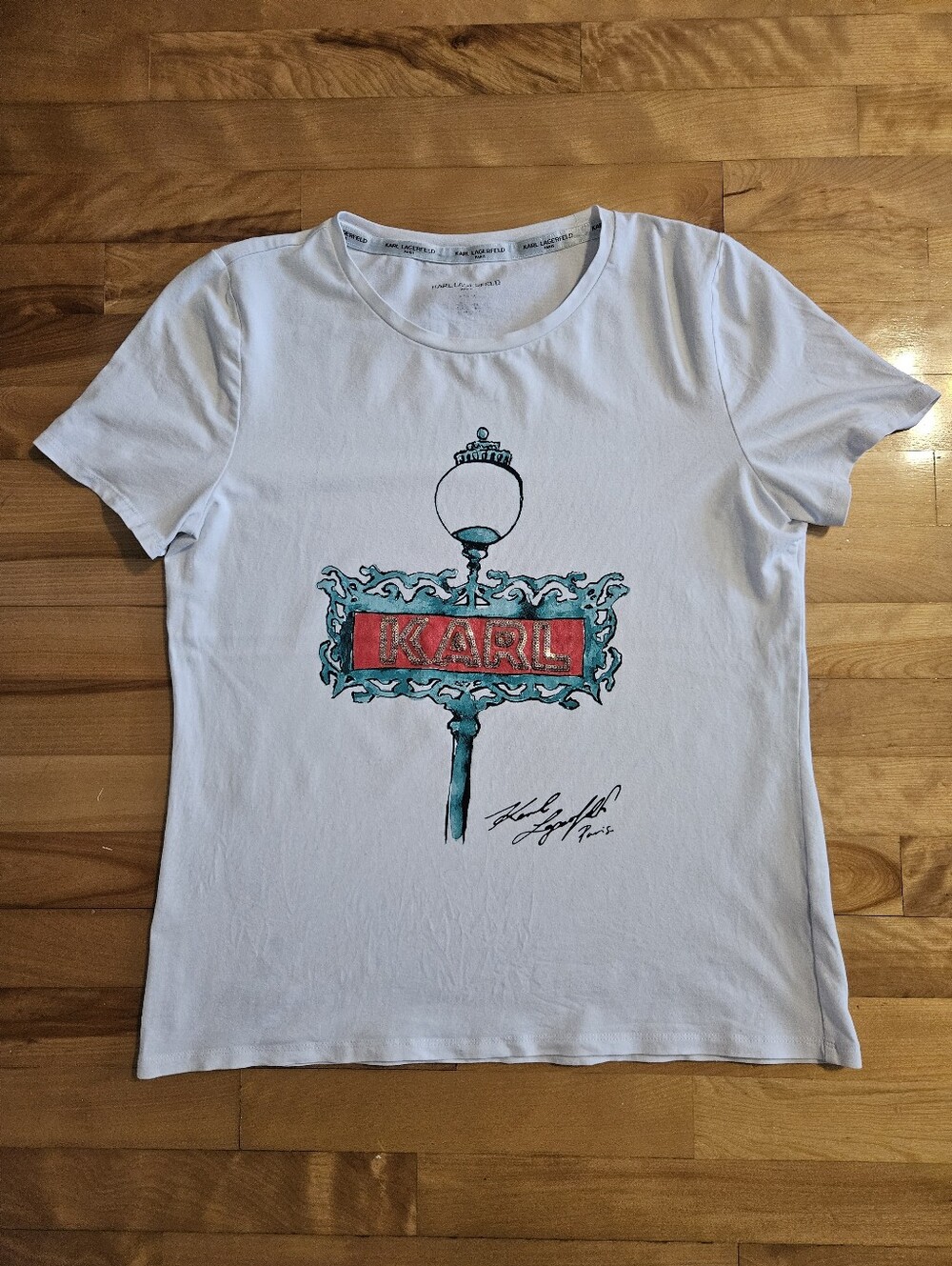 Karl Lagerfeld Paris Cotton T-Shirt Size S